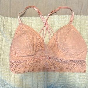 NWOT! Baby pink size large bralette
